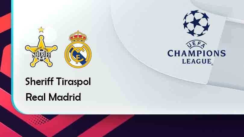 ONE88 Sheriff Tiraspol vs Real Madrid – Tip bóng đá miễn phí hôm nay 03h00 – 25/11/2021 – Champions League.